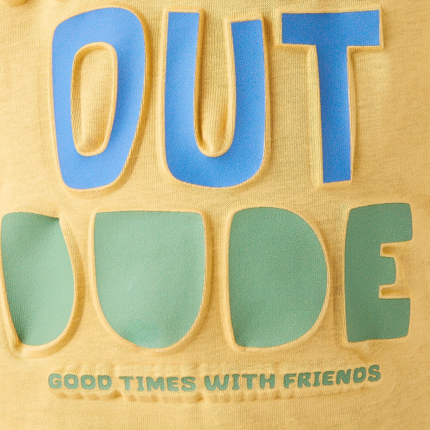 Juniors Crew Neck Short Sleeves T-shirt with Slogan Embossed