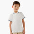 Juniors Collared Short Sleeves Polo T-shirt with Embroidery - White / 1-2 yrs