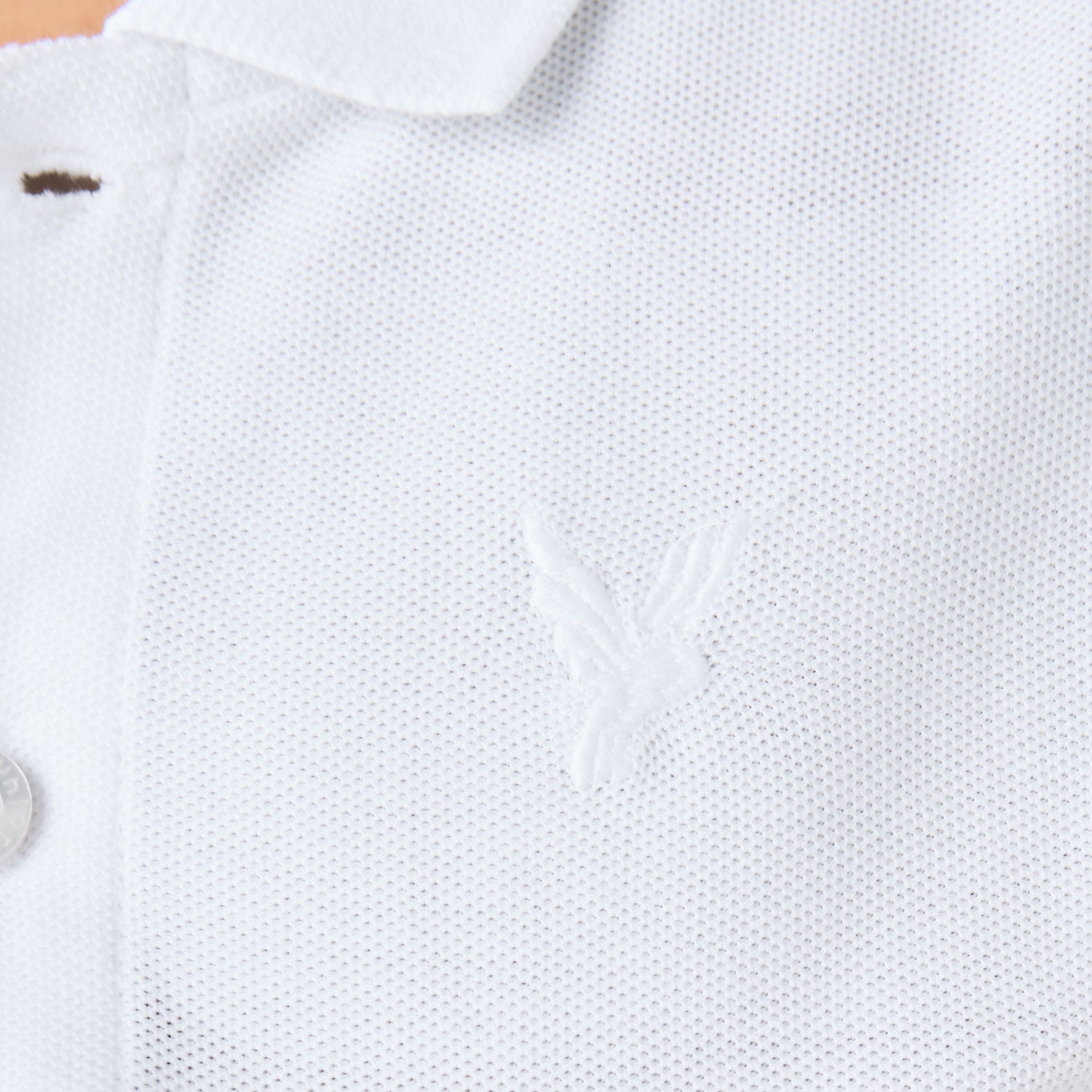 Juniors Collared Short Sleeve Polo T-shirt with Embroidery
