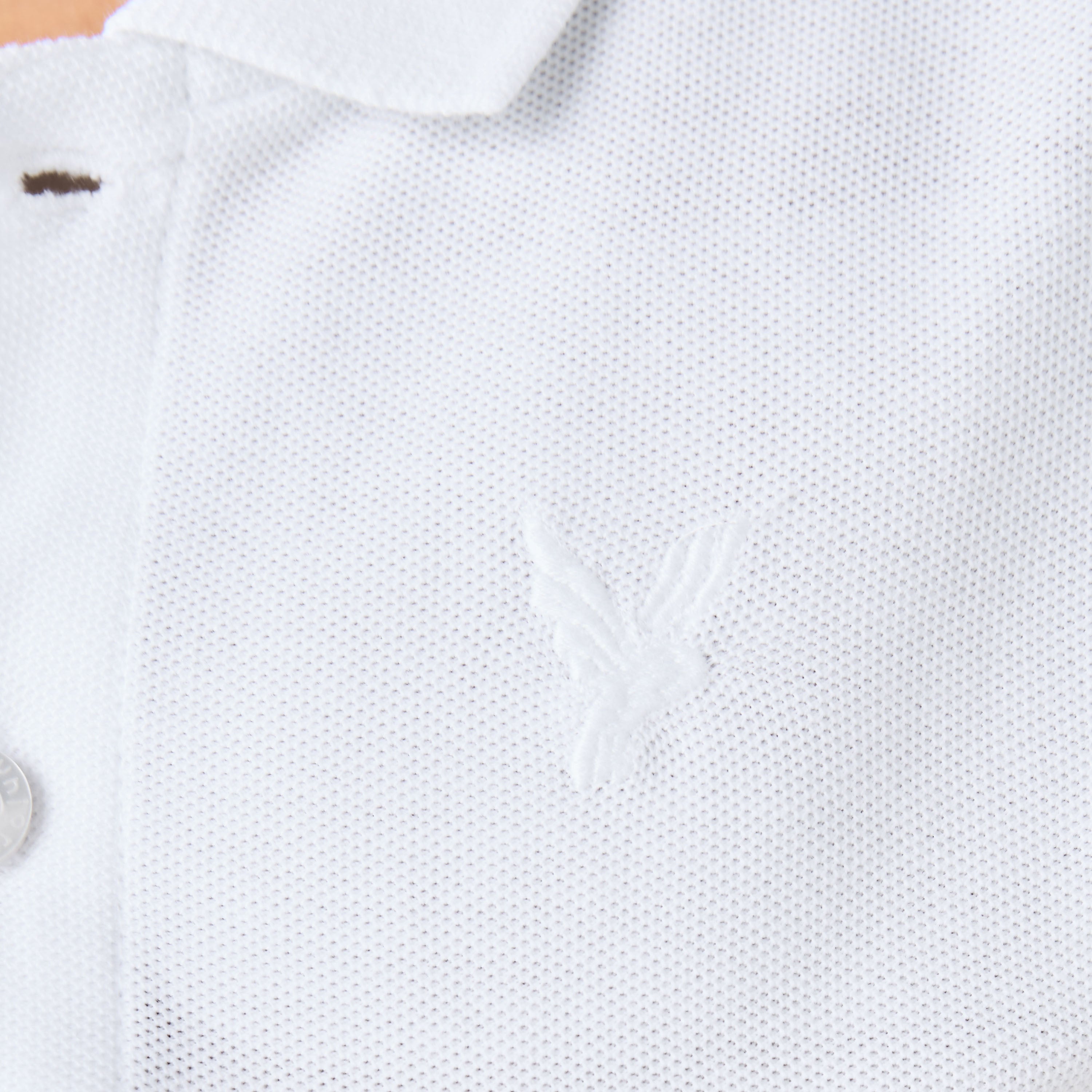 Juniors Collared Short Sleeve Polo T-shirt with Embroidery