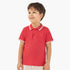 Juniors Polo Neck Short Sleeves T-shirt with Tipping Detail - Red / 1-2 yrs