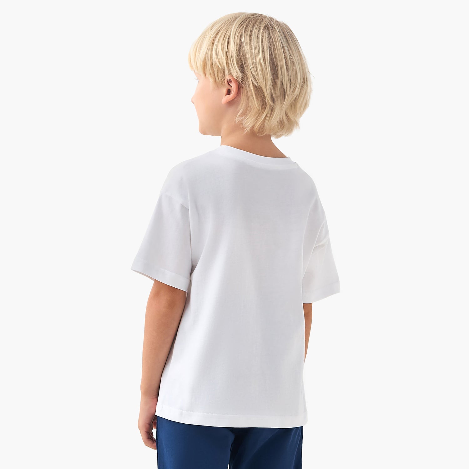 Juniors Crew Neck Short Sleeves T-shirt with Chest Pocket