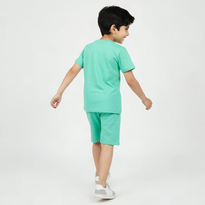 Juniors Crew Neck Short Sleeves T-shirt with Graphic Print