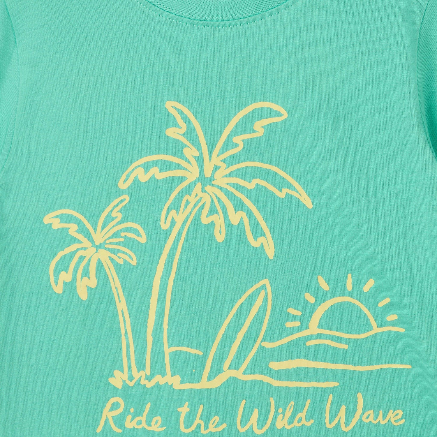 Juniors Crew Neck Short Sleeves T-shirt with Graphic Print