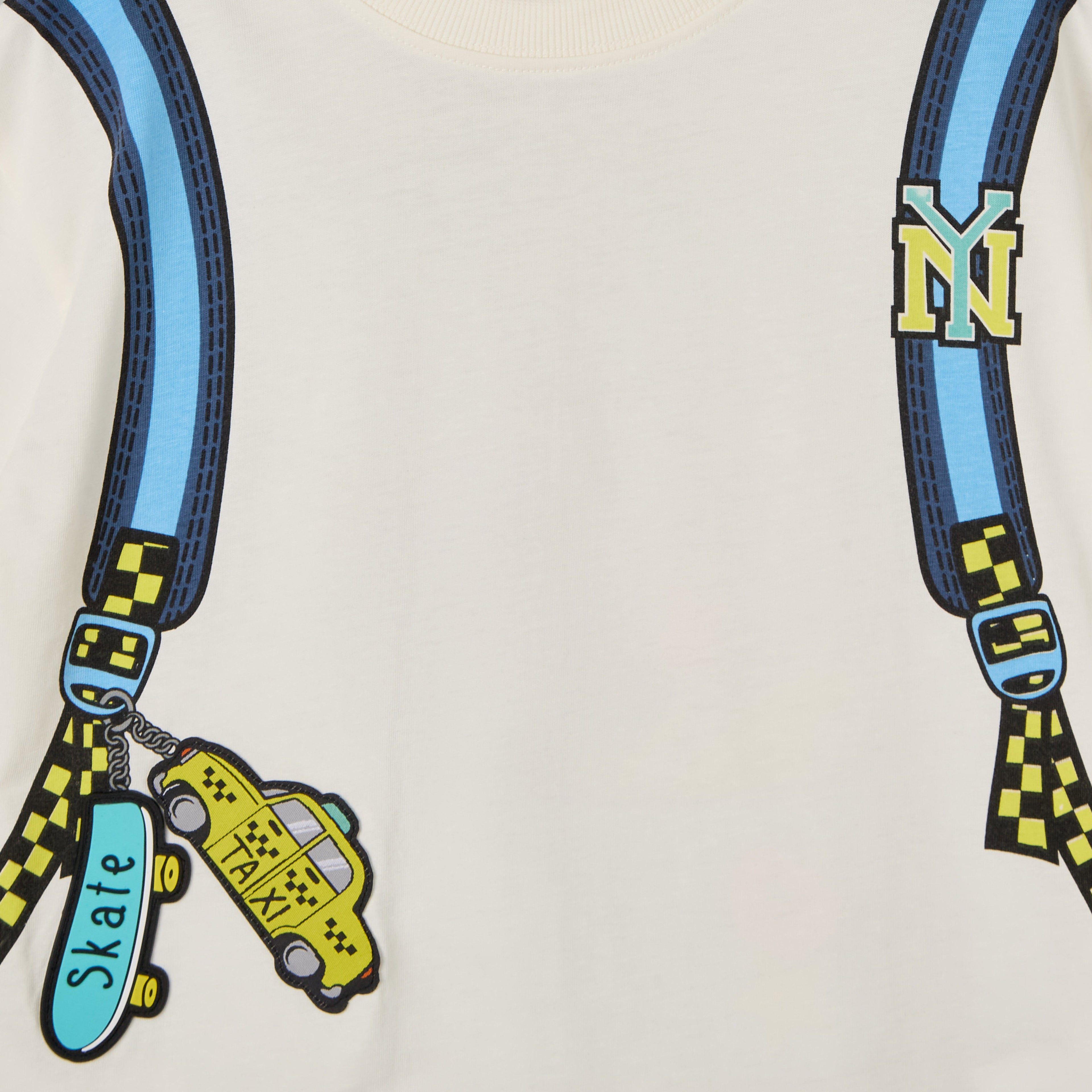 Juniors Crew Neck Short Sleeves T-shirt with Graphic Print