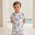 Juniors Crew Neck Short Sleeves T-shirt with Seagull Print - White / 1-2 yrs
