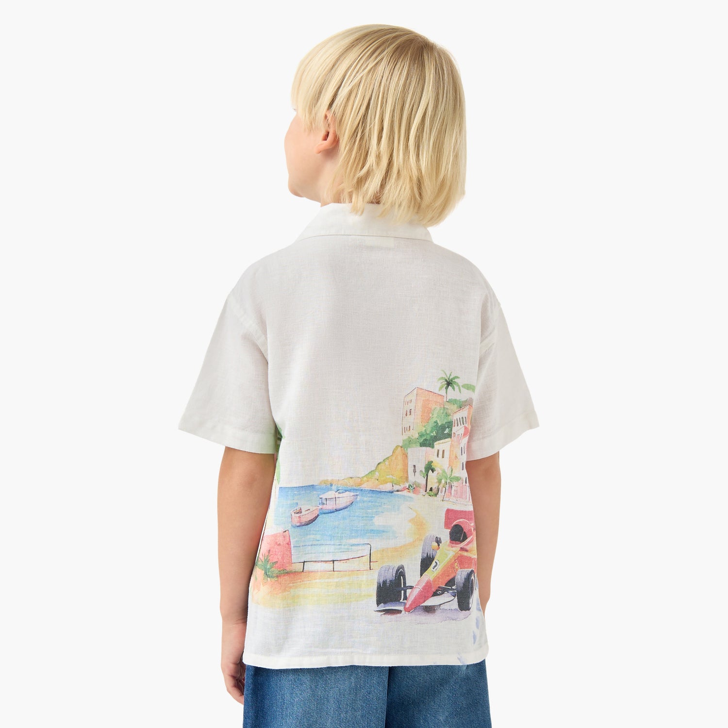 Juniors Short Sleeves Shirt with Graphic Print