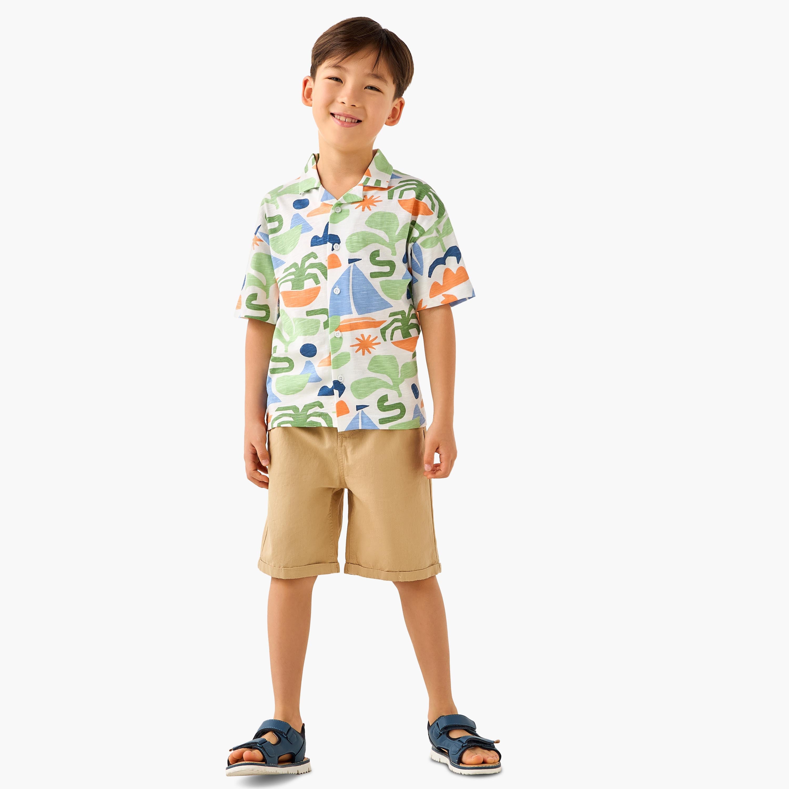 Juniors Short Sleeves Shirt with Print