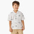 Juniors Short Sleeves Shirt with Fish Embroidery - White / 1-2 yrs