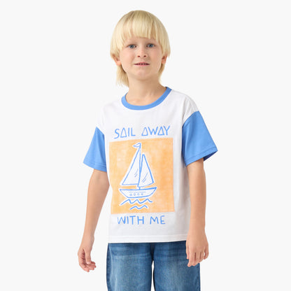 Pack of 2 Juniors Short Sleeve T-shirt with Print