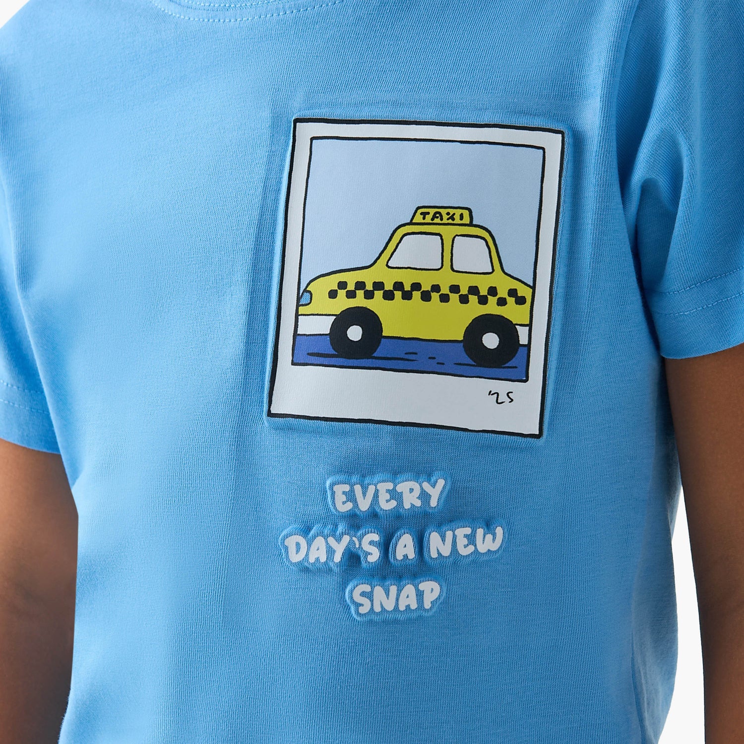Pack of 2 Juniors Crew Neck Short Sleeves T-shirt with Graphic Print