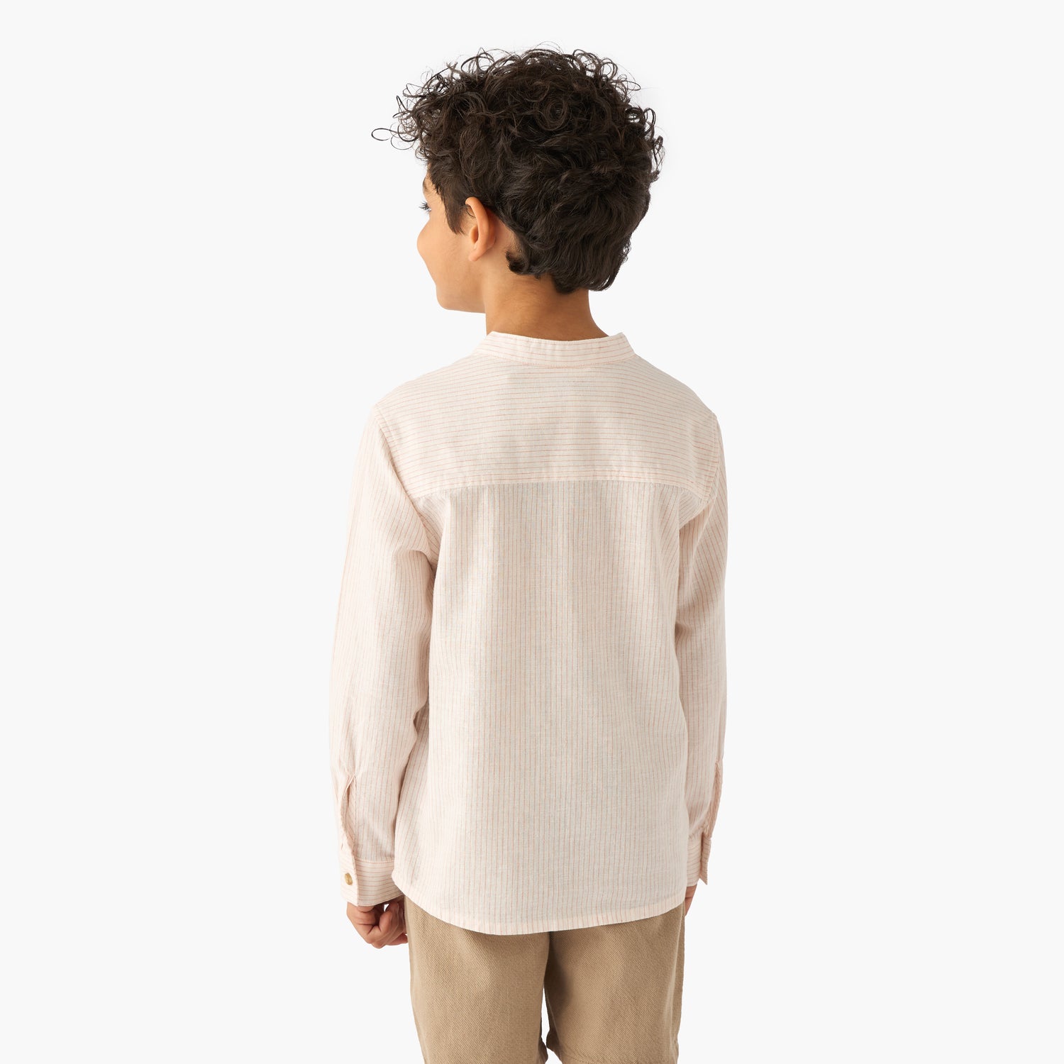 Juniors Long Sleeves Shirt with Stripes