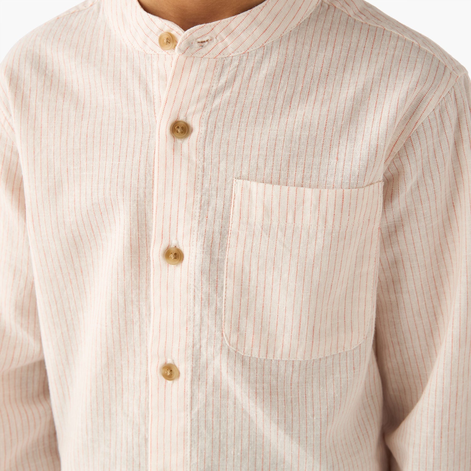 Juniors Long Sleeves Shirt with Stripes