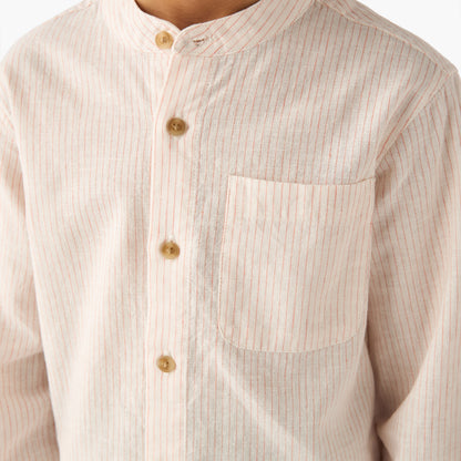 Juniors Long Sleeves Shirt with Stripes