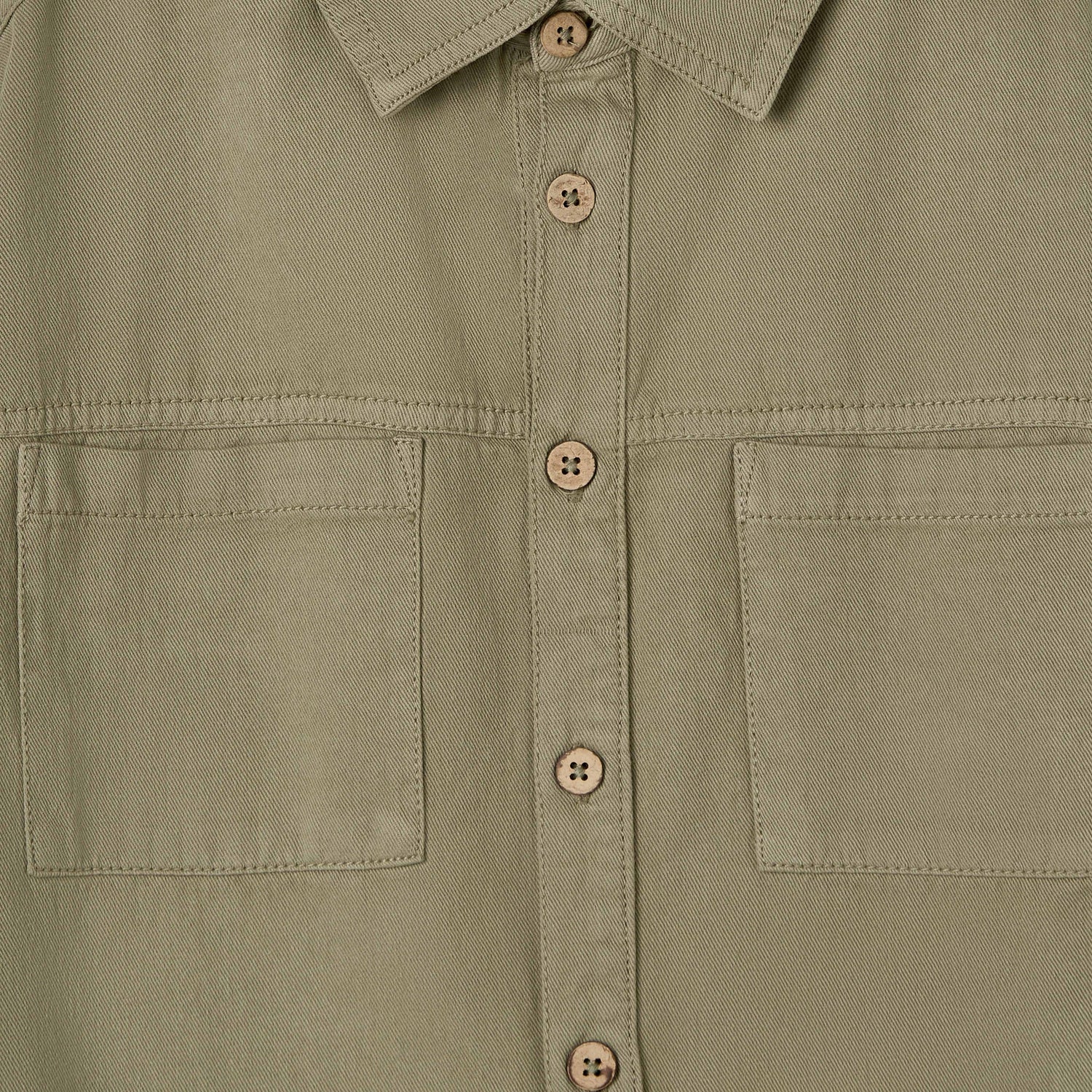Juniors Long Sleeve Shirt with Pockets