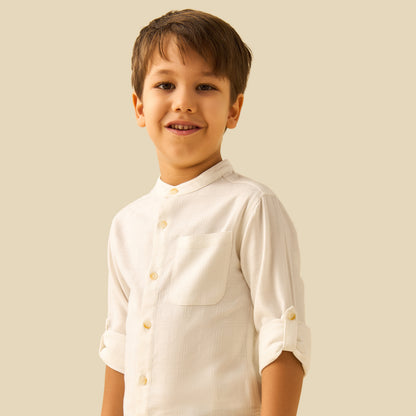 Juniors Long Sleeves Shirt with Pockets