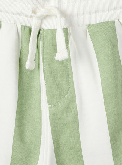 Juniors Crew Neck T-shirt and Shorts Set with Stripes-boys-clothing-setsandcoords-image-6