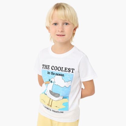 Set of 3 Juniors Crew Neck Short Sleeve T-shirt and Shorts Set with Drawstring Closure
