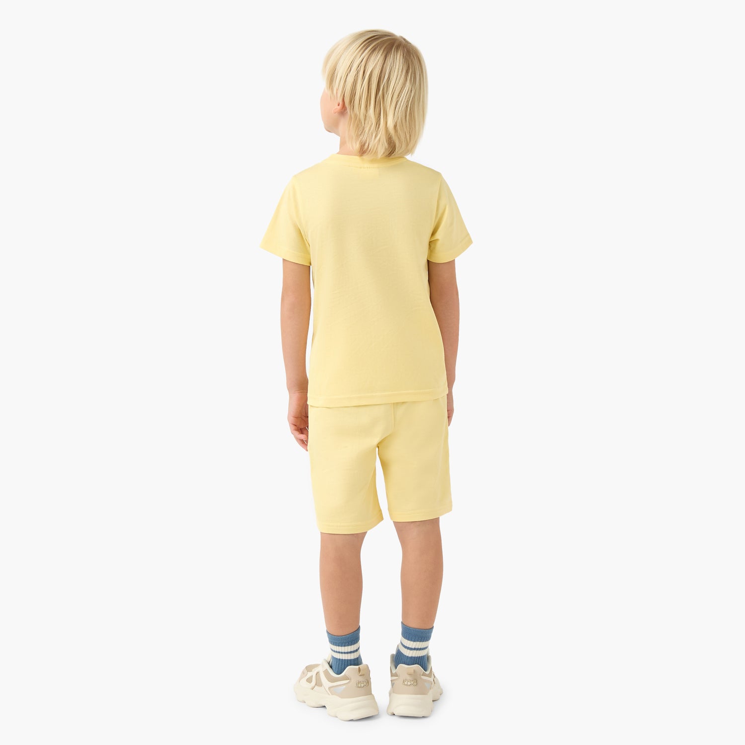 Set of 3 Juniors Crew Neck Short Sleeve T-shirt and Shorts Set with Drawstring Closure