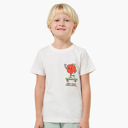 Set of 3 Juniors Crew Neck Short Sleeves T-shirt and Shorts Set with New York Print