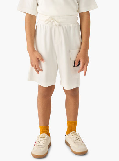Disney Collared Short Sleeve Polo T-shirt and Shorts Set with Lightning McQueen Print-boys-clothing-setsandcoords-image-3