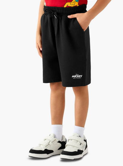 Disney Crew Neck Short Sleeve T-shirt and Shorts Set with Drawstring Closure-boys-clothing-setsandcoords-image-3