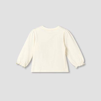 Juniors Crew Neck Long Sleeves T-shirt with Graphic Print