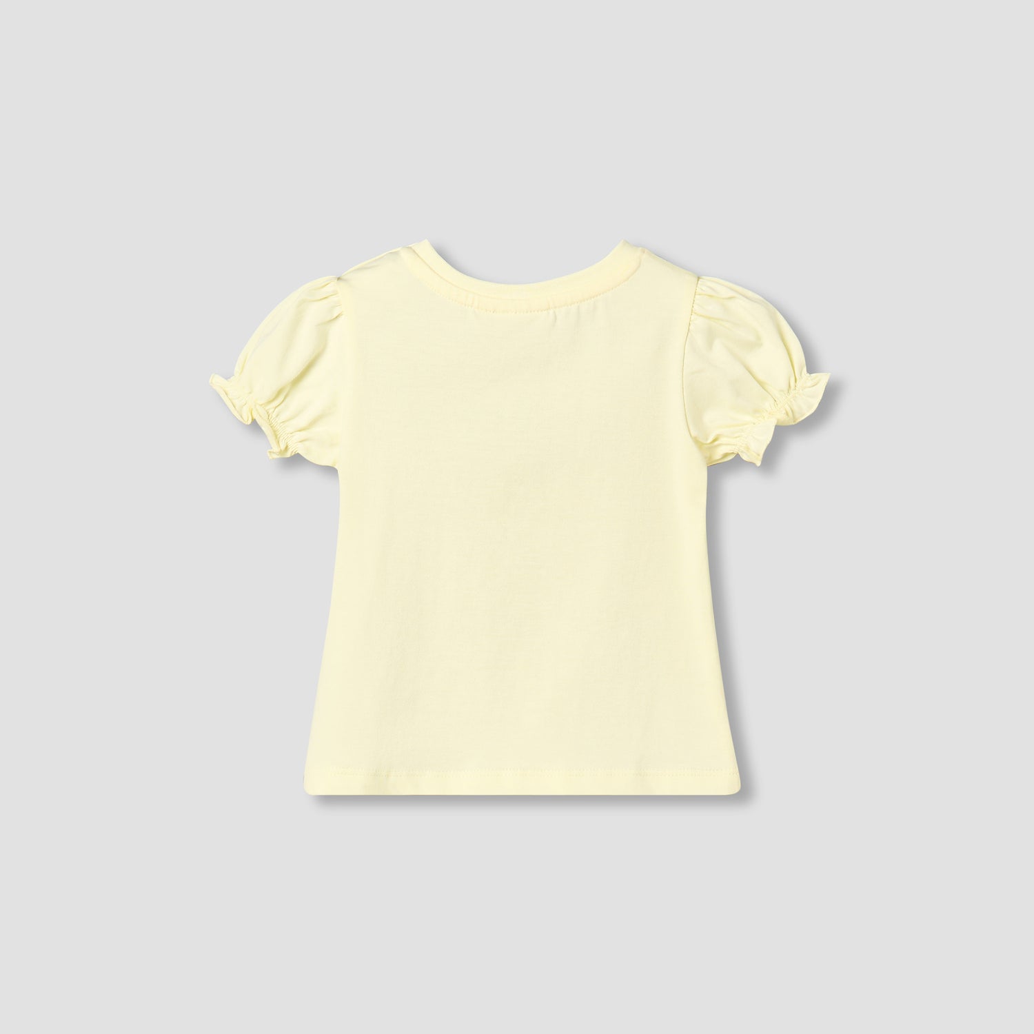 Juniors Crew Neck Short Sleeves T-shirt with Floral Print