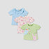 Pack of 3 Juniors Crew Neck Short Sleeves T-shirt with Bunny Print - Multicolour / 12-18 mths