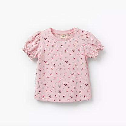 Pack of 2 Juniors Round Neck Short Sleeves T-shirt with Assorted Prints