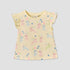 Juniors Crew Neck Sleeveless T-shirt with Bunny Print - Yellow / 12-18 mths