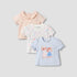 Pack of 3 Juniors Crew Neck Short Sleeves T-shirt with Assorted Design - Multicolour / 12-18 mths