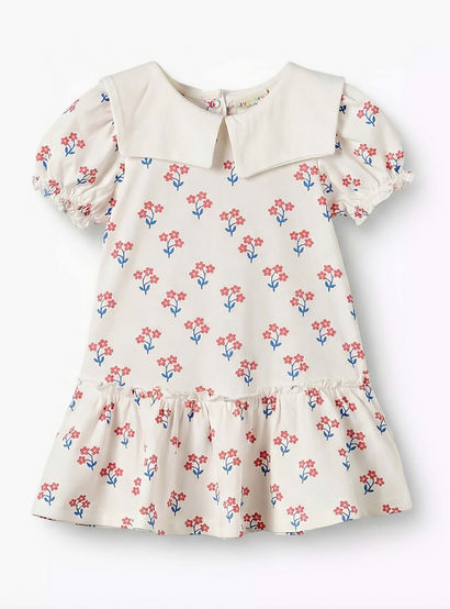 Pack of 2 Juniors Short Sleeves Drop Waist Dress with Print-baby-girls-clothing-dressesandjumpsuits-image-3