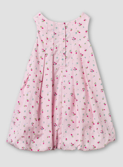Juniors Round Neck Sleeveless A-line Dress with Floral Print-baby-girls-clothing-dressesandjumpsuits-image-3