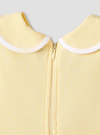 Juniors Peter Pan Collar Sleeveless Knee Length Dress with Zip Closure-baby-girls-clothing-dressesandjumpsuits-image-4