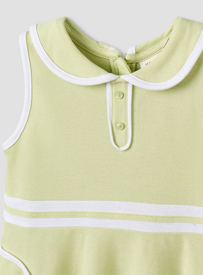 Juniors Peter Pan Collar Sleeveless Knee Length Dress with Zip Closure-baby-girls-clothing-dressesandjumpsuits-image-3