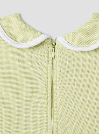 Juniors Peter Pan Collar Sleeveless Knee Length Dress with Zip Closure-baby-girls-clothing-dressesandjumpsuits-image-4