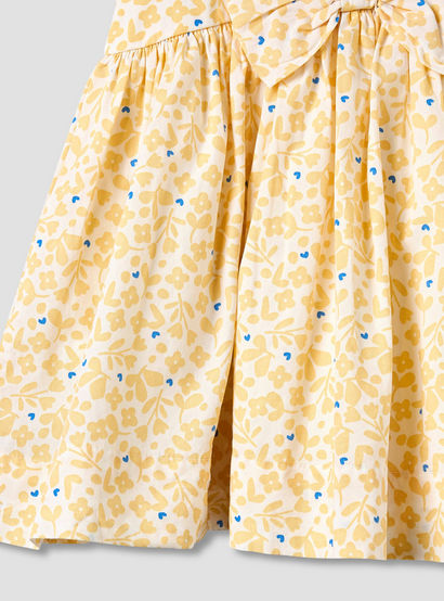 Juniors Round Neck Sleeveless Knee-Length Dress with Floral Print-baby-girls-clothing-dressesandjumpsuits-image-5