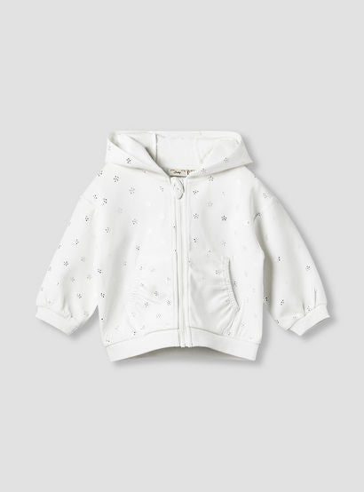 Juniors Hooded Long Sleeve Jacket and Joggers Set with Glitter Print-baby-girls-clothing-setsandcoords-image-3