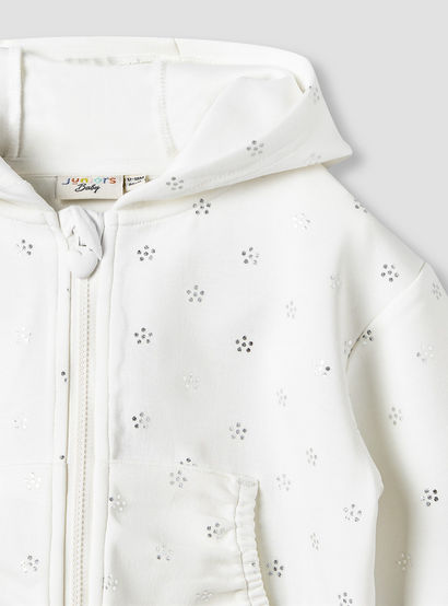 Juniors Hooded Long Sleeve Jacket and Joggers Set with Glitter Print-baby-girls-clothing-setsandcoords-image-7