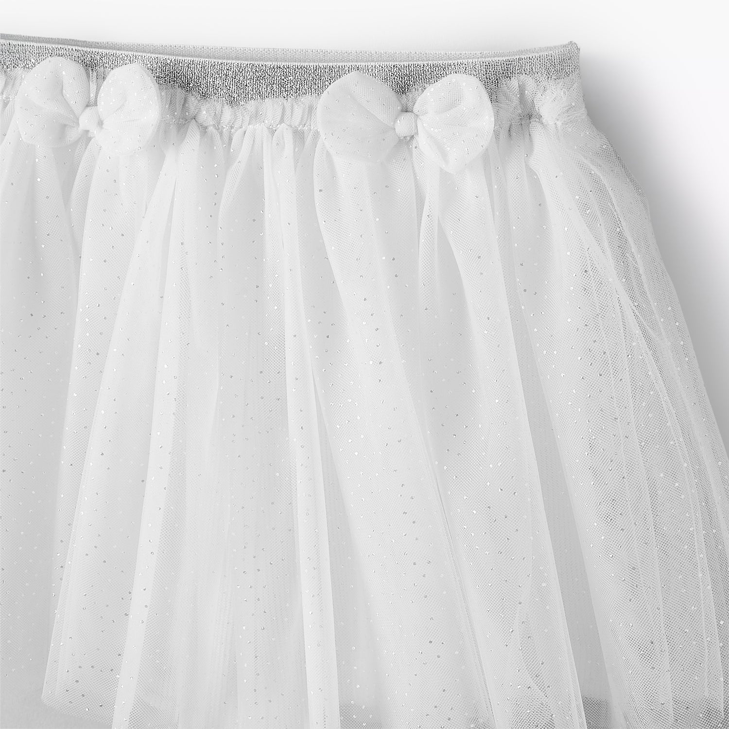 Juniors Ruffle Neck Short Sleeves Top and Skirt Set with Embellished Design