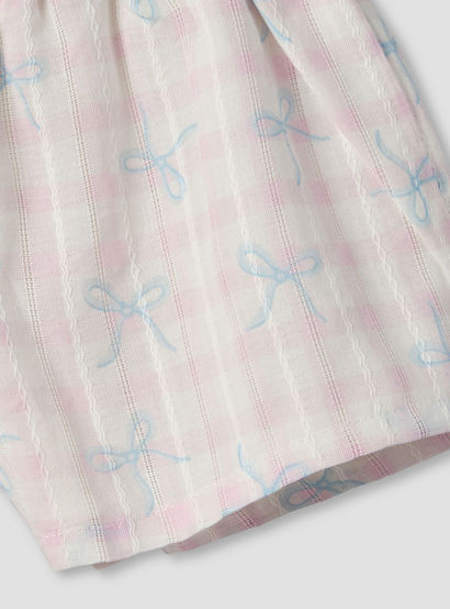 Juniors Round Neck Sleeveless Top and Shorts Set with Bow Print-baby-girls-clothing-setsandcoords-image-11