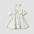 Juniors Sailor Collar Short Sleeve Dress with Bow Hairband - Multicolour / 12-18 mths