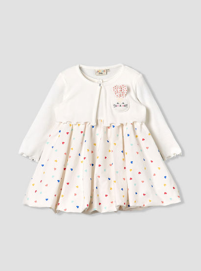 Juniors Round Neck Sleeveless Dress with Bolero Jacket-baby-girls-clothing-dressesandjumpsuits-image-2