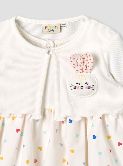 Juniors Round Neck Sleeveless Dress with Bolero Jacket-baby-girls-clothing-dressesandjumpsuits-image-5