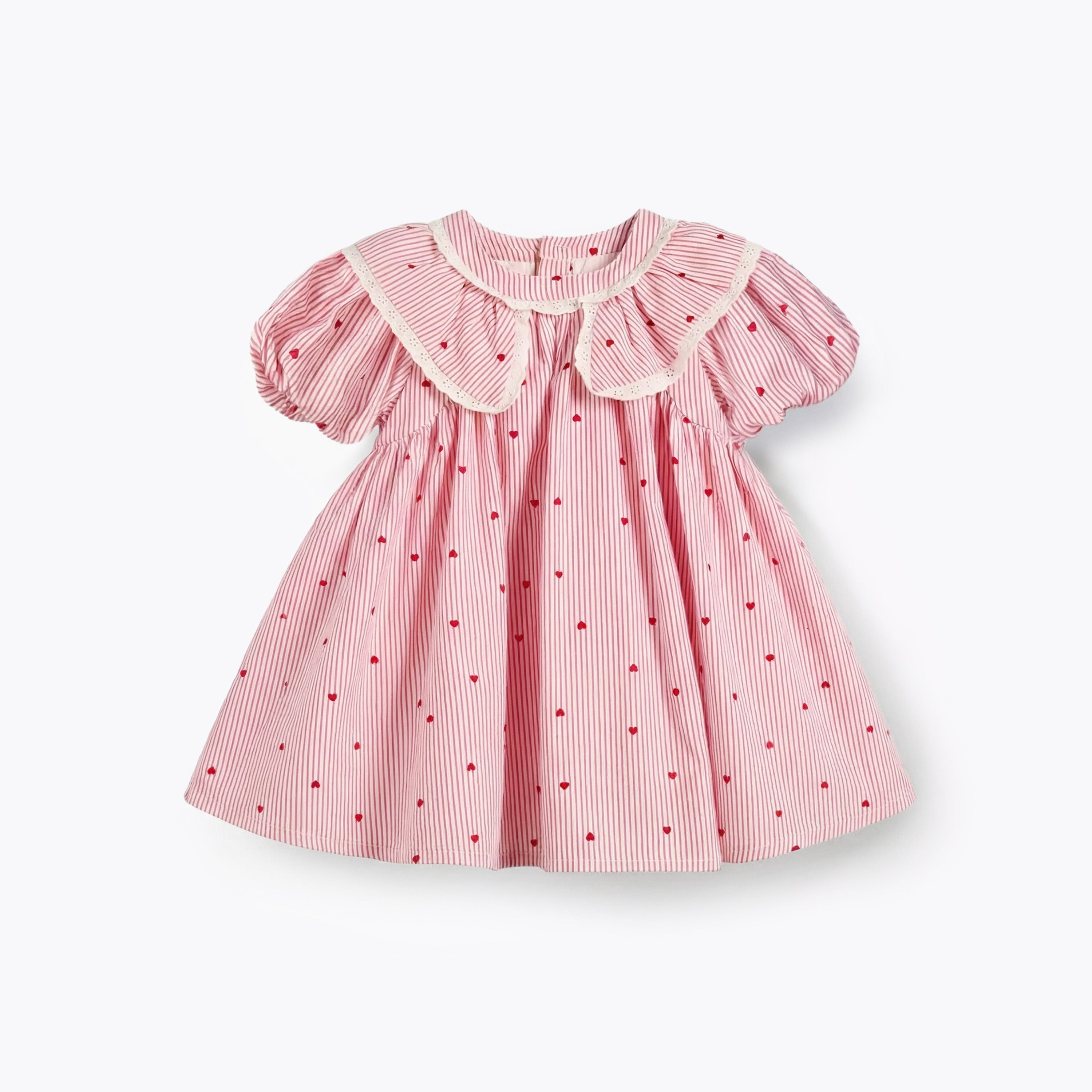 Juniors Collared Short Sleeve Dress with Bloomers