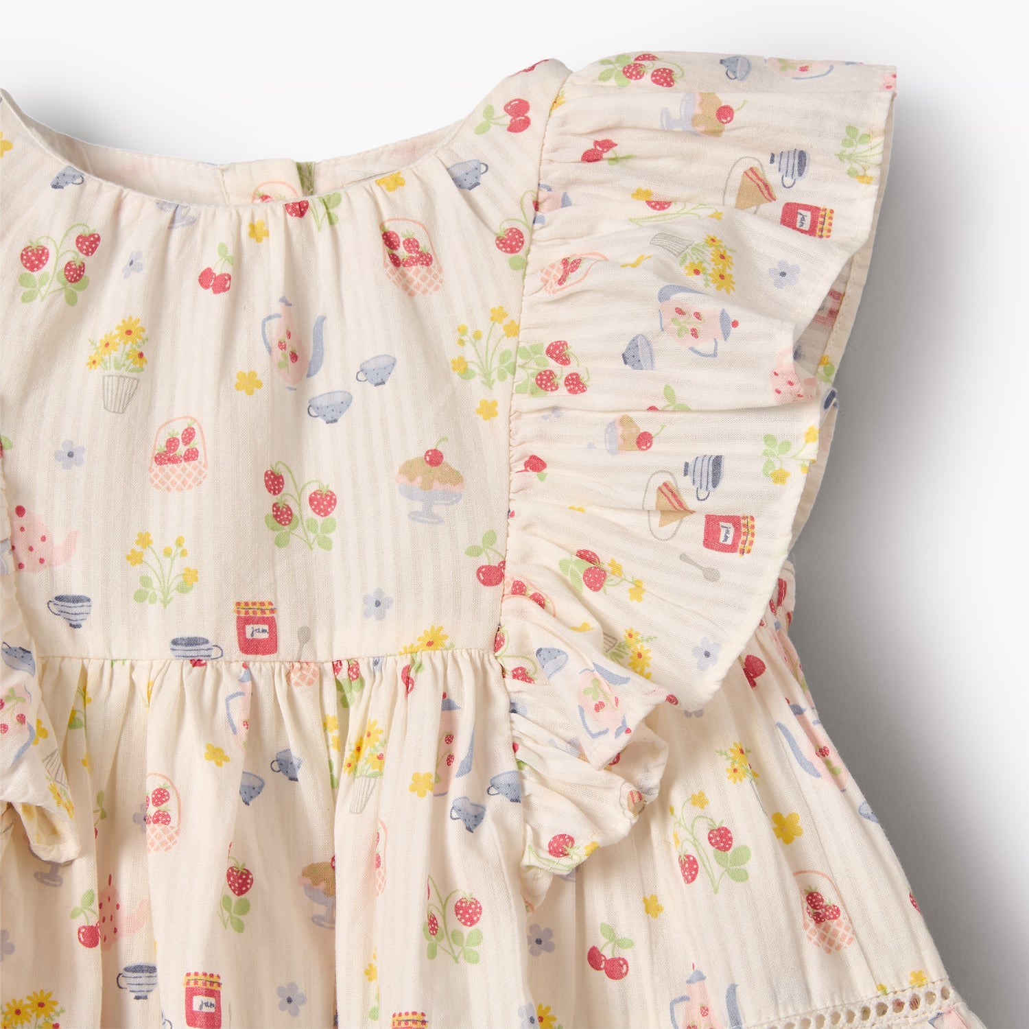 Juniors Round Neck Sleeveless Dress with Bloomers