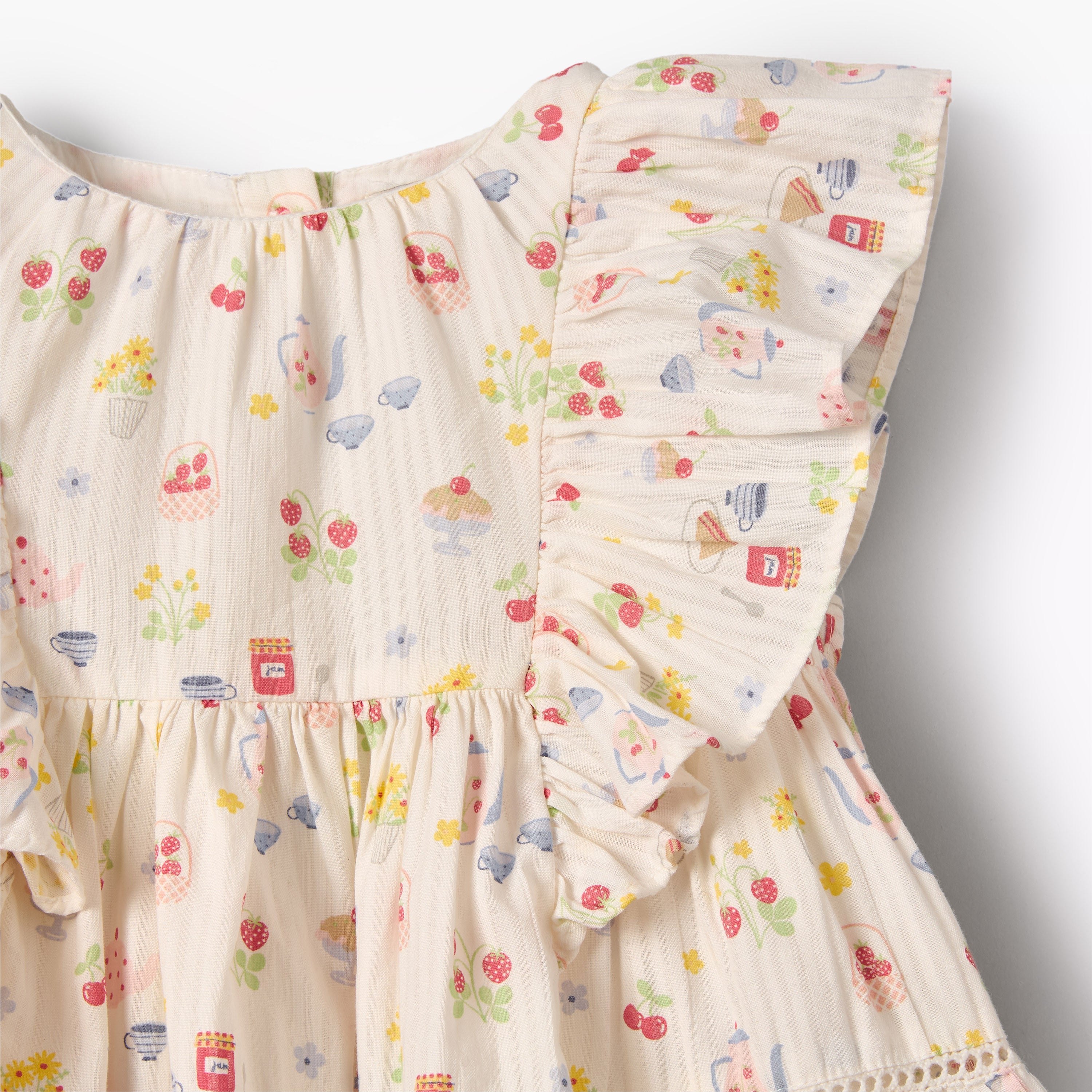 Juniors Round Neck Sleeveless Dress with Bloomers