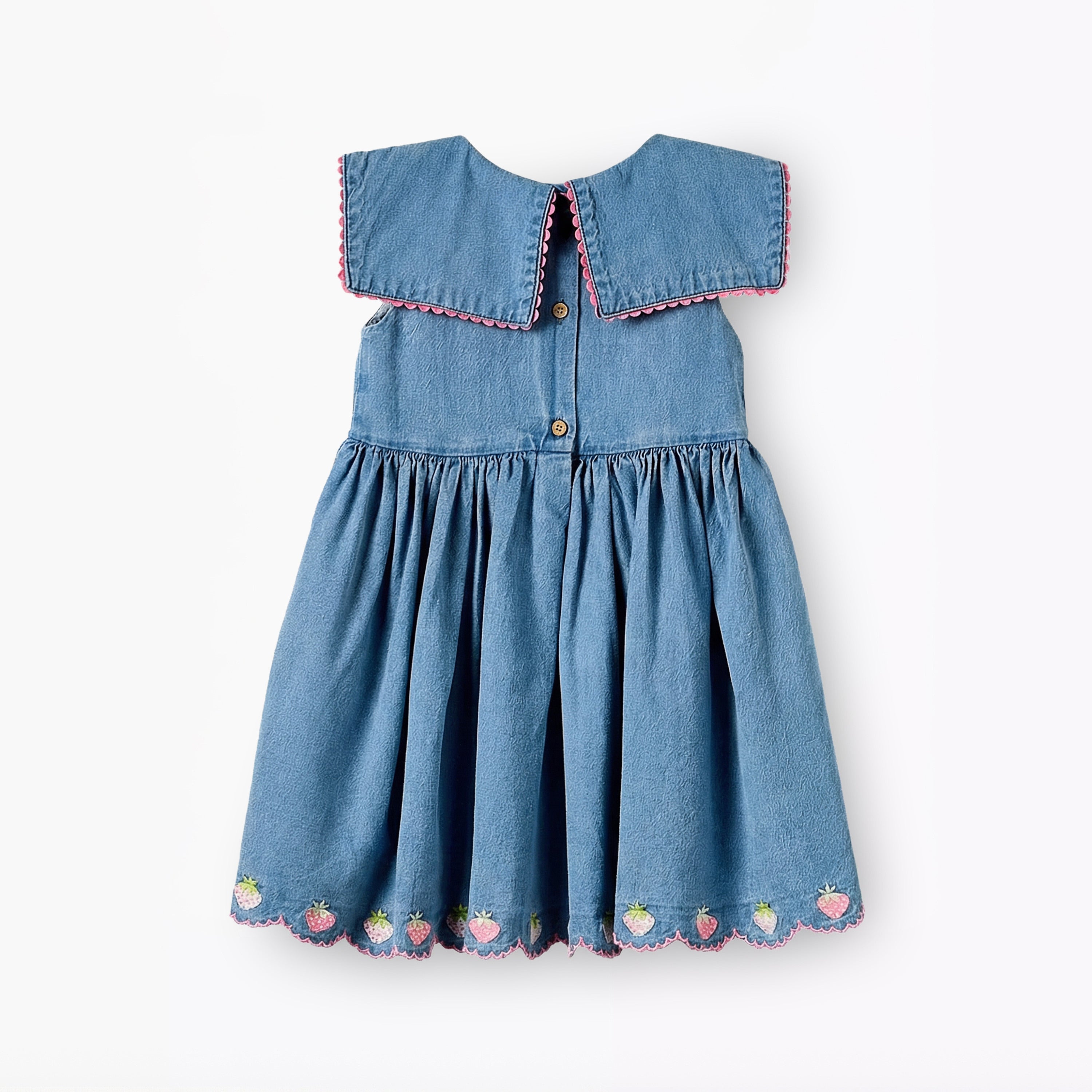 Juniors Collared Sleeveless A-line Dress with Headband