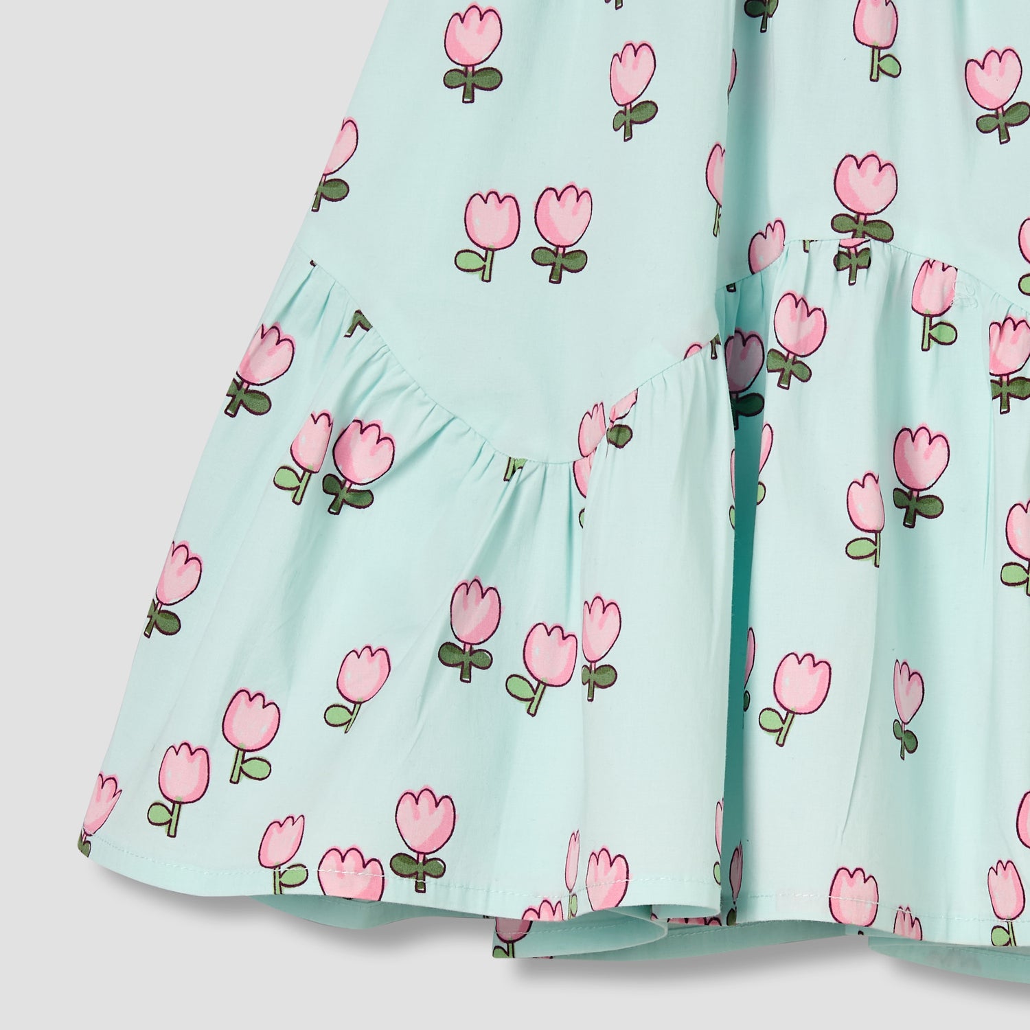 Juniors Round Neck Short Sleeves Dress with Bloomers